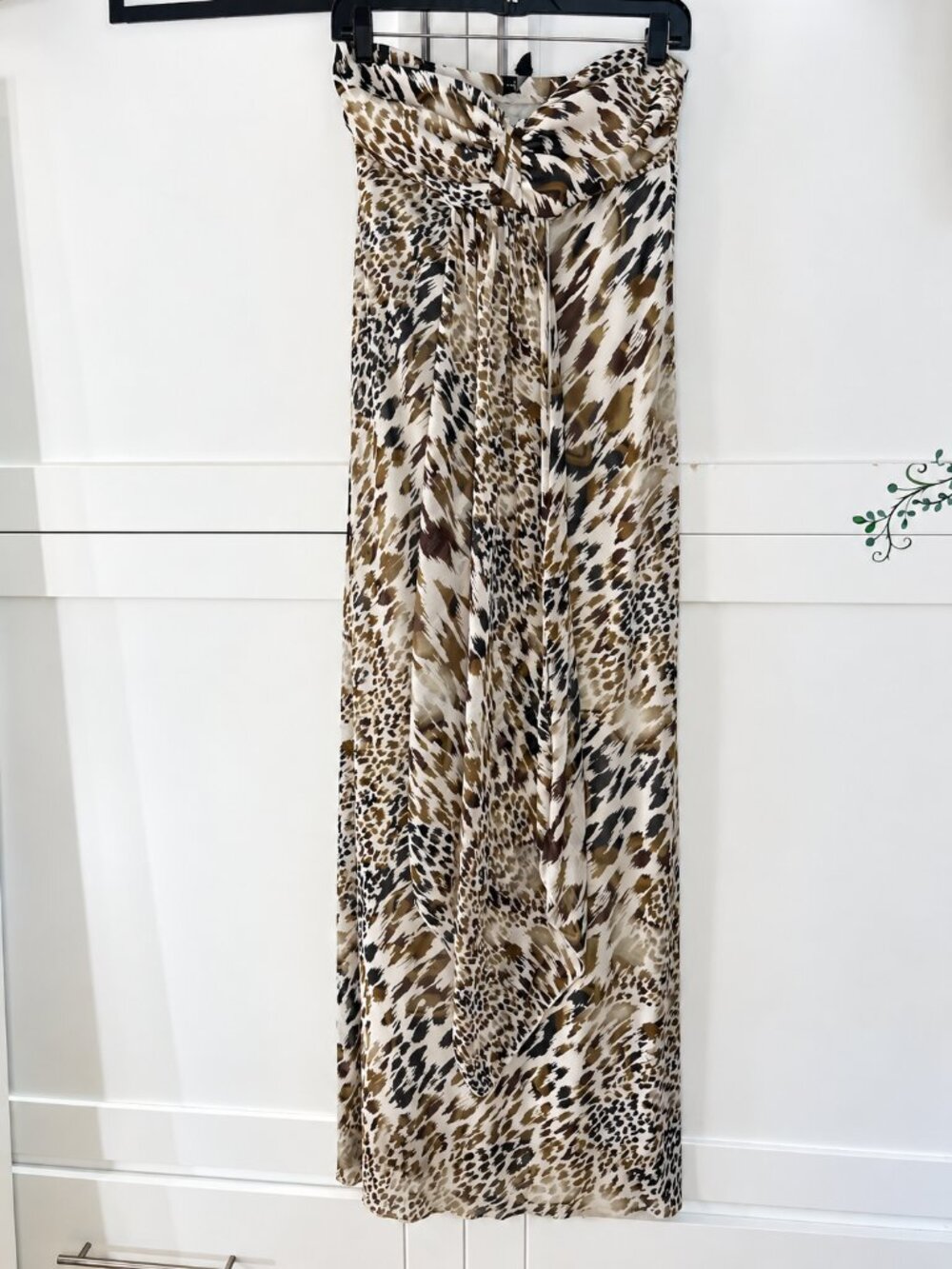 Ruby Rox | Strapless Animal Print Maxi Dress - Size Small